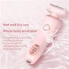 Waterproof Electric Razor, Electric Shaver, Portable Rechargeable 2 in 1 Electric Shaver Razors for Women, Wet & Dry(Pink) view 3