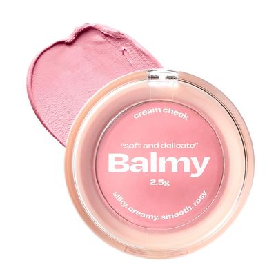 Balmy Cream Cheek | Lightweight Cloud-Touch Cheek Color | Buildable, Long-Wear Cream Blush with a Soft Matte Finish for Natural & Bold Looks | 2.5 g (No.2 Strawberry Milk)