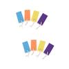 PLAFOPE 8pcs Pumice Stone for Exfoliating Feet Dead Skin Removers Bright Colors Convenient Hanging Rope and Strong Grinding for Foot Care view 1