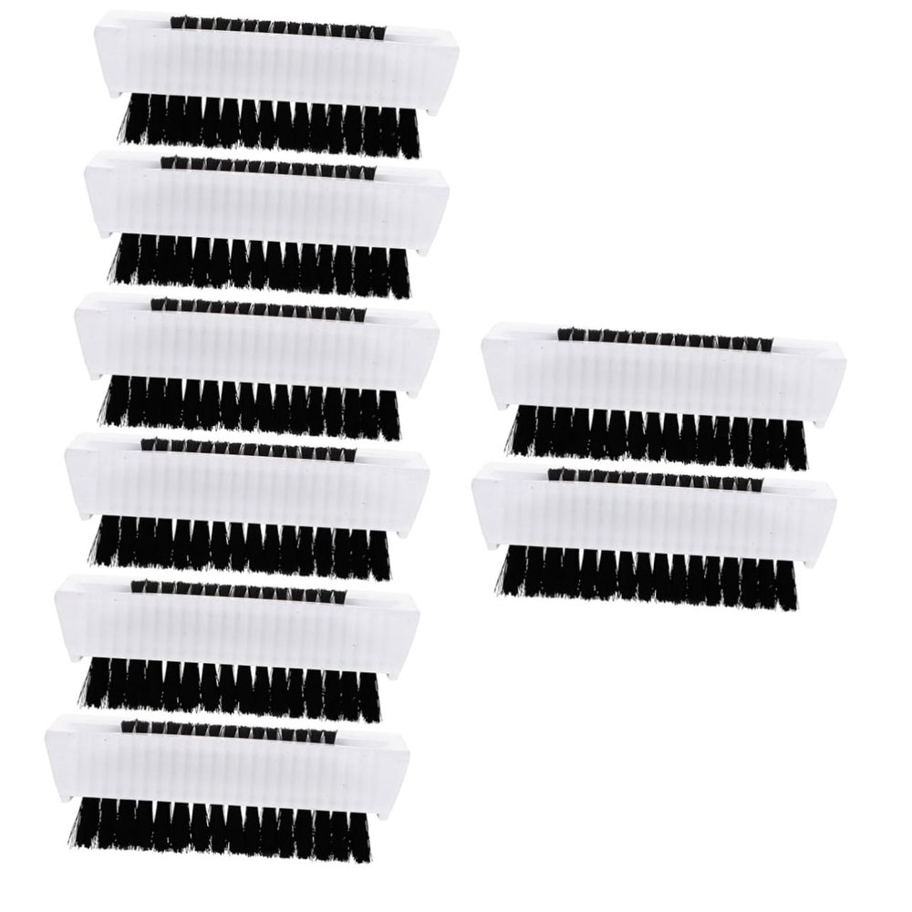 BIUDECO 8pcs Portable Nail Brush Household Nail Cleaner Soft Bristles for Easy Fingernail and Toenail Cleaning for Home Salon and Travel Use