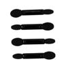 Mikinona 50pcs Double-ended Eye Shadow Stick Makeup Brush Eyeshadow Applicators Blending Sponge Brush Kit Precision Application Travel Parties Festivals view 2
