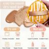 2 Pcs Makeup Sponges Makeup Sponges with Handles Cases Makeup Puffs for Foundation Creams and Powders (Water drop B) view 4