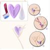 ChuYiElegance Bikini Area Hair Shaving Stencil Set for Women, Pubic Hair Razor for Women & Girls Starter Set, Shaving Kit Includes Razor and Shaping Tool, Heart view 4
