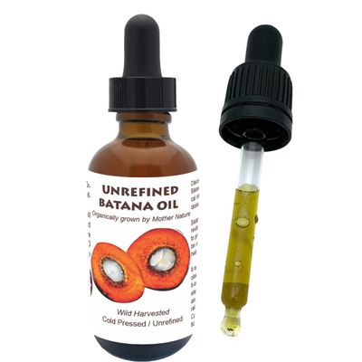 Best Natures Batana Oil for Hair Growth and Repair: Raw Batana Oil from Honduras - 100% Pure & Natural - For Thicker & Stronger Hair. Recognized by Dr. Sebi (2 fl oz)