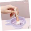 ASAKKURA 2pcs Rabbit Shaped Silicone Makeup Brush Cleaner Bowl Hanging Makeup Brush Sponge Cleaner Spinner view 3