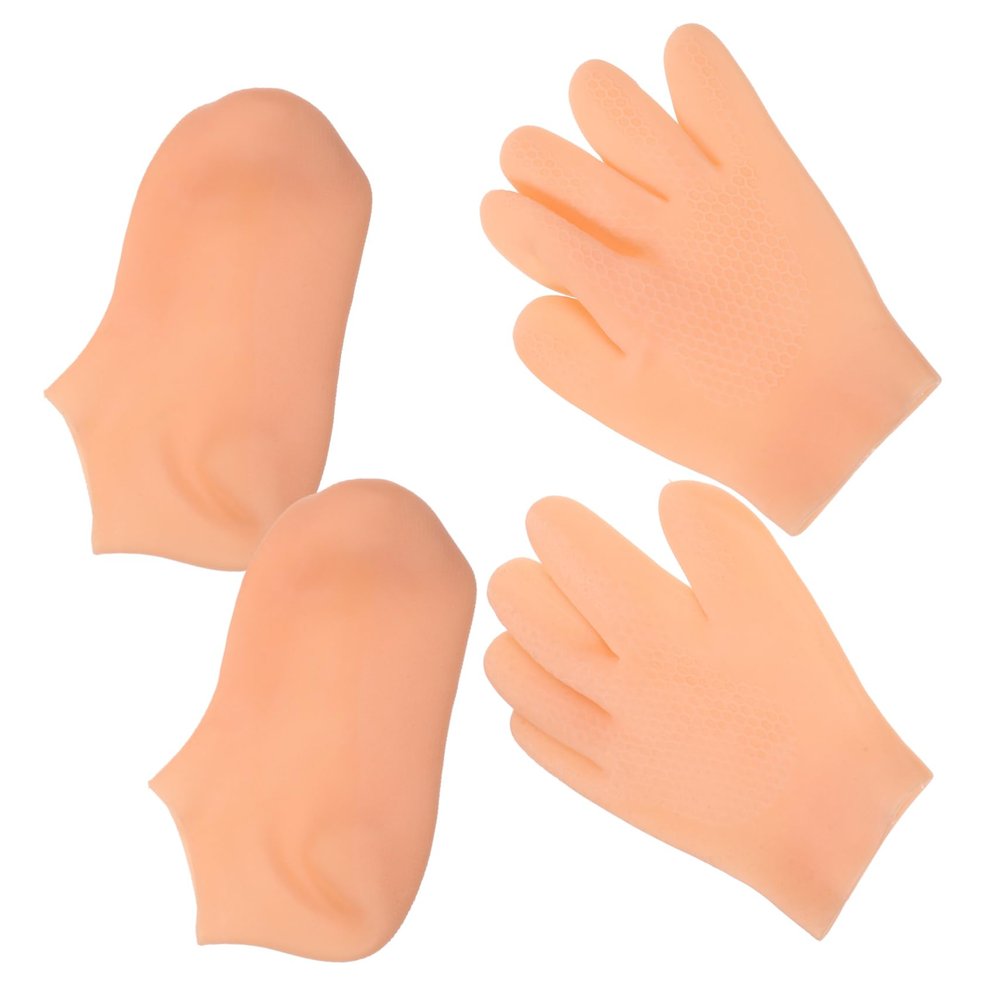 NULYLU Moisturizing Sun Protection Gloves for Dry Hands Lotion Gloves Overnight for Women