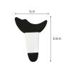 ChuYiElegance Winged Tip for Women Routine, black,white handle view 2