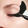 ChuYiElegance Winged Tip for Women Routine, black,white handle view 4