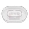 Zunate Rinser, Shaving Cleaner, Portable Shaving Cleaner Tool for Manual Push Type Beard Clipper, Convenient Beard Trimmer Rinser, Clipper Blade Cleaner (Transparent) view 3