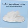 SKISUNO 100pcs Round Makeup Remover Pads Soft Durable Cleansing Face Pads for Daily Use for Sensitive Skin and Travel Biodegradable Cotton Design view 3