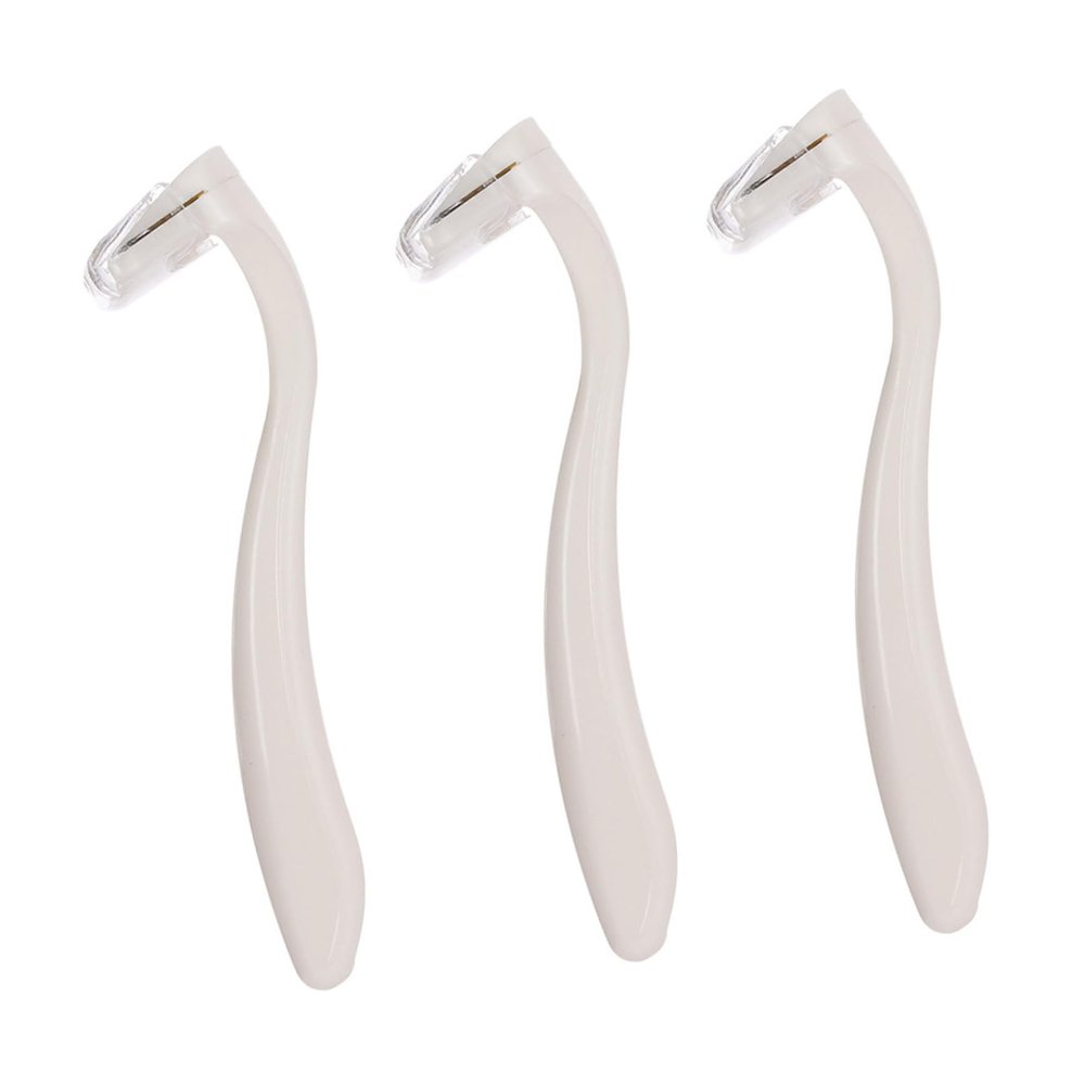NULYLU 3pcs Armpit Shaver for Women Portable Hair Remover Trimmer for Legs Mini Electric Razor for Smooth Shaving Shower Skin-Friendly Design for Sensitive Areas