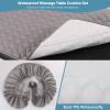 2-Piece Thick Quilted Massage Table Sheets Set  Waterproof Massage Table Cover & Face Cradle Cover for Spa, Salon & Home  Extra Comfort view 4