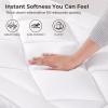 3inch Plush Lash Bed Topper Set  Waterproof Massage Table Topper, Cozy Pillow Top Mattress Fits Spa & Massage Tables For Esthetician Lash Artist,Includes White Massage Pad & Face Cradle Cover view 3