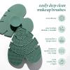 EcoTools Makeup Brush Cleansing Pad, Brush Cleaner Mat For Deep Cleaning Tools, Use With Makeup Brush Shampoo, 100% Silicone, Easy To Clean, Features Suction Cup For Easy Usage, Cruelty-Free, 1 Count view 2