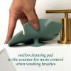 EcoTools Makeup Brush Cleansing Pad, Brush Cleaner Mat For Deep Cleaning Tools, Use With Makeup Brush Shampoo, 100% Silicone, Easy To Clean, Features Suction Cup For Easy Usage, Cruelty-Free, 1 Count view 3