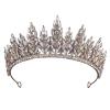 Crown,king crown,tiara,crowns for women,princess crown, Hair Jewelry Crown Tiaras for Women Luxury Gorgeous Crystal Leaves Wedding Crown Royal Queen Tiaras Headbands for Girls Prom Bridal Crowns Bride view 1