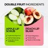 Cyn Care 2 in 1 Lip Care Kit with Apple Lip Scrub Exfoliator 28g and Peach Balm Moisturizer 20g  Intense Hydration Set for Dry, Chapped, Cracked Lips (48g) view 3