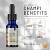 Organic Champi Aromatherapy Hair & Scalp Prewash Oil | 2 oz Dropper Bottle | Ideal for Coarse, Dry, Curly Hair & Flaky Scalp | Supports Hair Strength & Scalp Balance | Natural & Preservative-Free view 2