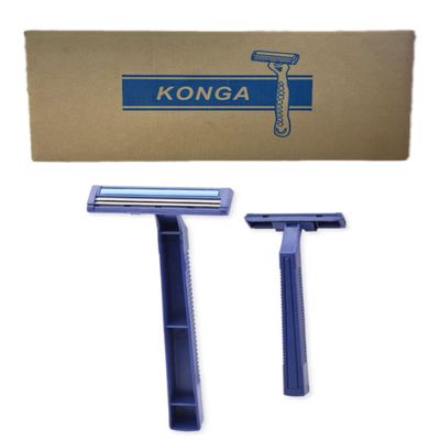 720 Pcs Disposable Twin Blade Razors with Safety Cap, Stainless Steel Blades