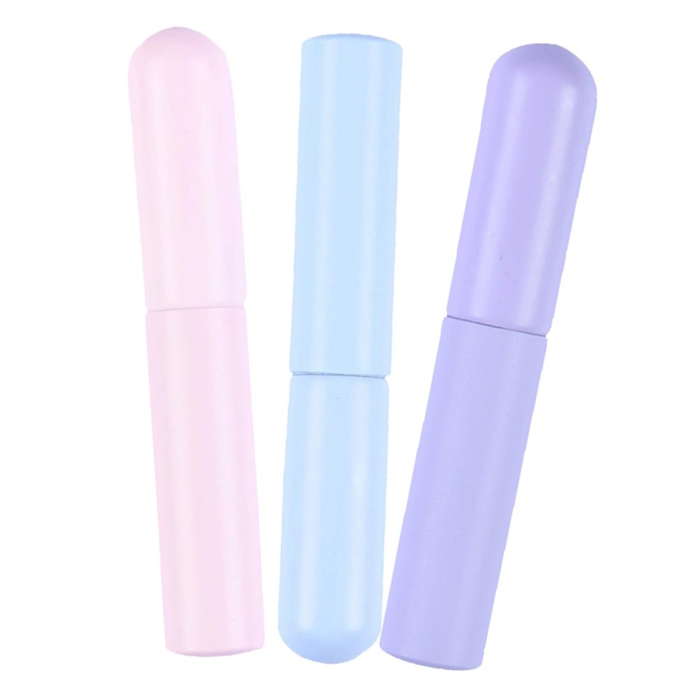 ASAKKURA 3pcs Lip Brush Makeup Brush Kit Silicone Lipstick Applicator Concealer Women Beauty Tools
