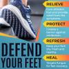 Foot Cream | Athletes Foot Cream for Cracked Heels, Dry Skin & Itchy Feet | Relieves Itching, Burning & Redness | Antifungal Treatment Helps with Nail Fungus, Jock Itch & Ringworm | 4.05 fl oz view 3