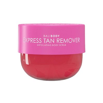 Bali Body Express Tan Remover | Self Tanner Remover & Exfoliating Body Scrub | Fake Tanning Eraser for Streak-Free Skin | Works on Self Tan, Fake Tan & Spray Tan | Vegan, Grapefruit Scent