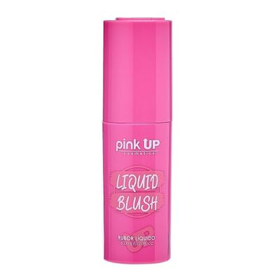 PINK UP | Liquid Blush | Long-Lasting Liquid Blush | Non-Greasy | Highly Pigmented | Suitable for All Skin Types | Matte Colors | Subtle Shimmer Highlights | Shade: Pink Cheeks| 6ml | Model PKLB08