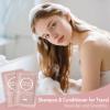 Travel Shampoo & Conditioner, 2 in 1 Shampoo Set Bulk, Mini Size Small Men Women Essential Cleansing Toiletries Amenities for Hotel, Shelter/Homeless/Nursing Home/Charity 0.34 Fl Oz(Pack of 100 view 4