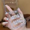 13 Pcs Press On Nail Storage Boxes with 54 Pcs Adhesive Double Sided Tape Acrylic Container Artificial False Nail Organizer Fake Nail Display Box (Clear 12pcs, 3.35) view 3