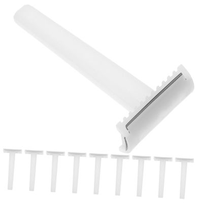 MERRYHAPY Double Edge Razor Blades Disposable Hair Removal Shaver 10 Pcs for Hair Trimmer Razors Face Shaving