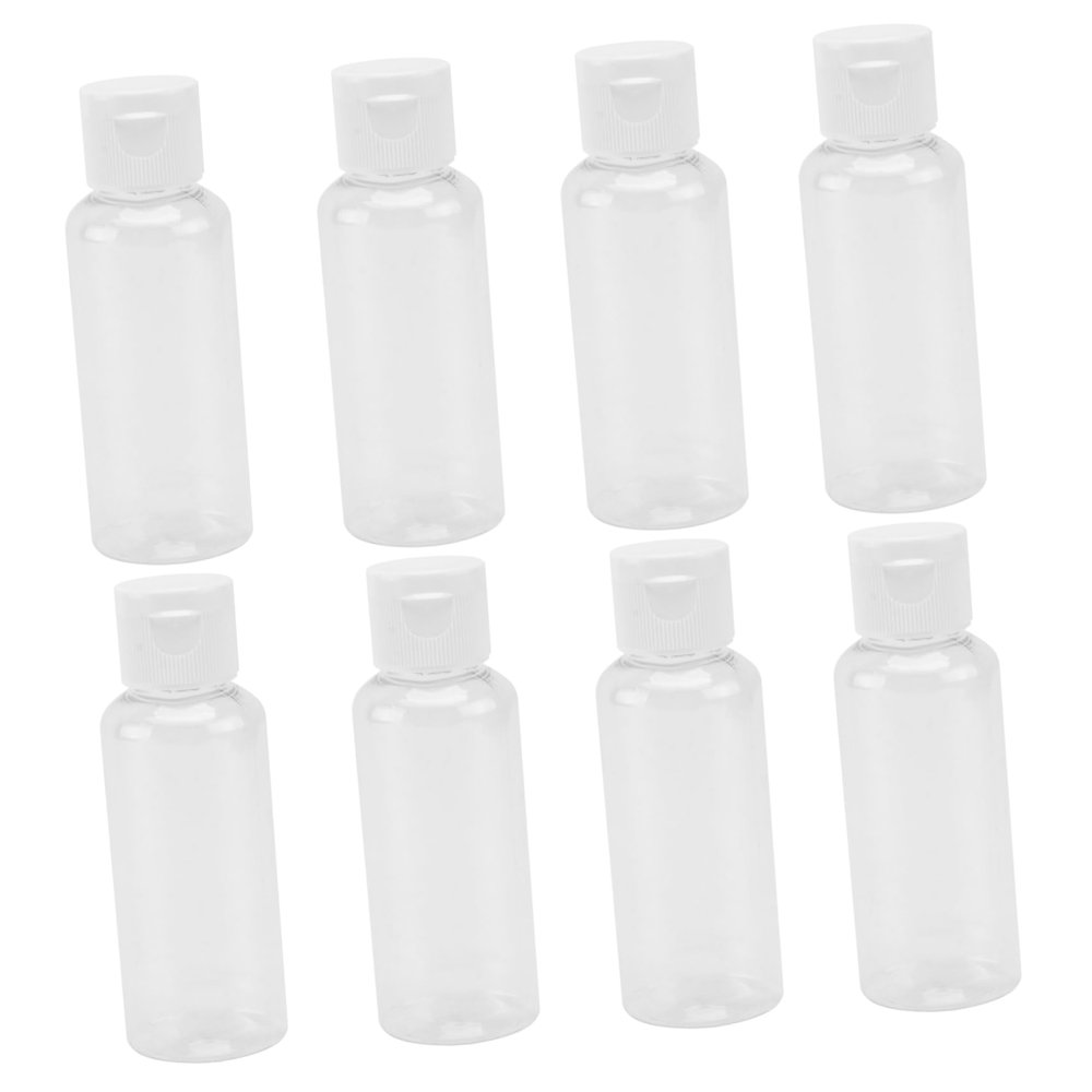 OHPHCALL 15pcs Travel Empty Plastic Bottles with Caps for Skincare Shampoo Lotion and Gels Leak and Containers for Easy Dispensing