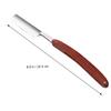 ASAKKURA Stainless Steel Straight Razor for Men Natural Wood Handle for Barbers and Home Use Manual Shaving Razor for Beard Sideburns and Fine Hair view 2