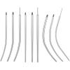 BodyAce 16G 18G 20G Piercing Tapers Can Be Bent Arbitrarily, Threadless Insertion Pin Screw On Assistant Tool, Body Piercing Stretching Kit for Ear/Nose/Lip/Eyebrow [16G(1.2mm) Mix] view 1