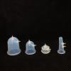 4pcs/Lot Good Seal Self-suction Silicone Ozone Cup With Gas Inlet Outlet Port And Tube view 1