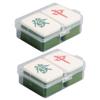 ADOCARN 4pcs Makeup Remover Sponge Foundation Powder Mahjong Style Sponge Applicators for Cosmetics view 1