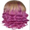 Sheenvane Wigs Slightly Curly Wig high Temperature Gradient Purple Silk Long Curly Hair Beautiful Long Wavy Harajuku Style Cosplay Wig wig view 2