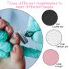 61 Pcs Sanding Paper Discs with Metal Nail Drill Bit 25mm Replacement Sandpaper Disk Foot Sanding Discs Bits Foot File for Manicure Pedicure Electric Remover Dead Skin Callus (#80#150#240 Grit) view 3