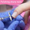 61 Pcs Sanding Paper Discs with Metal Nail Drill Bit 25mm Replacement Sandpaper Disk Foot Sanding Discs Bits Foot File for Manicure Pedicure Electric Remover Dead Skin Callus (#80#150#240 Grit) view 4