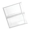 NULYLU 2 Pack Cosmetic Storage Boxes Stackable PET Organizer view 1