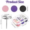 61 Pcs Sanding Paper Discs with Metal Nail Drill Bit, 25mm Pedicure Disc Replacement Sanding Disk Pedicure Supplies Tools Foot File for Electric Remover Dead Skin Callus (#80#150#240 Grit) view 2