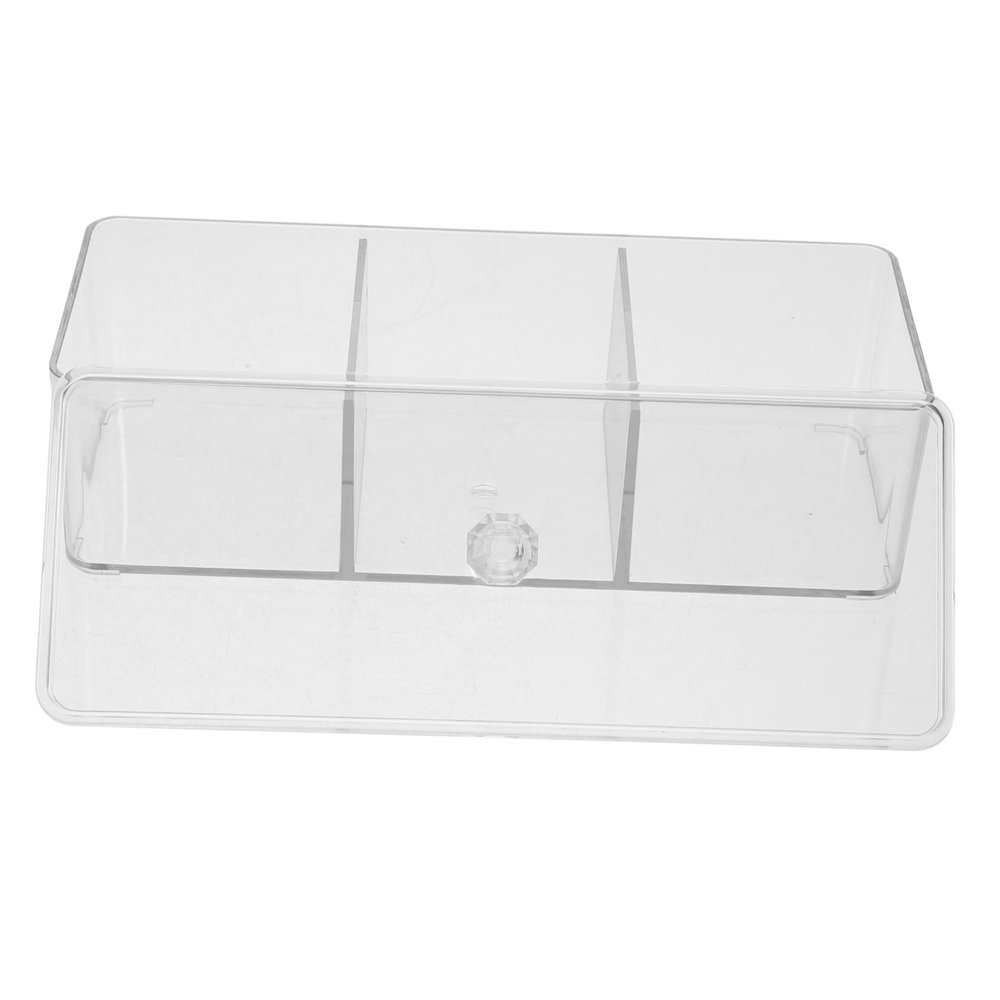 ADOCARN Cosmetic Storage Box Makeup Organizer for Desk Lid Makeup Organiser Office Desk Organizer Jewelry