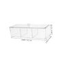 ADOCARN Cosmetic Storage Box Makeup Organizer for Desk Lid Makeup Organiser Office Desk Organizer Jewelry view 2