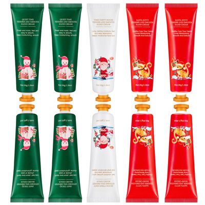 Wenrny 10 Pack Christmas Hand Cream Gifts Bulk Set for Women- Travel Size Mini Hand Lotion Stocking Stuffers for Adults Girls,Moisturizing Hand Lotion for Dry Cracked Hands,Winter Hand Care Cream