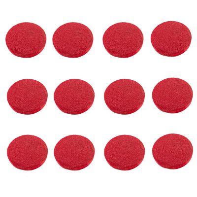 12 PCS Makeup Remover Sponge Thick Red Cosmetic Sponge Skincare Face Sponge for Cleansing Washing Face Round Facial Sponges