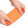 BFLCTTBD 2 Rolls Barber Neck Bands Neck Wrap Neck Tape Barber Neck Strips for Hair Cutting Barber Wrapping Paper Accessories Orange view 3