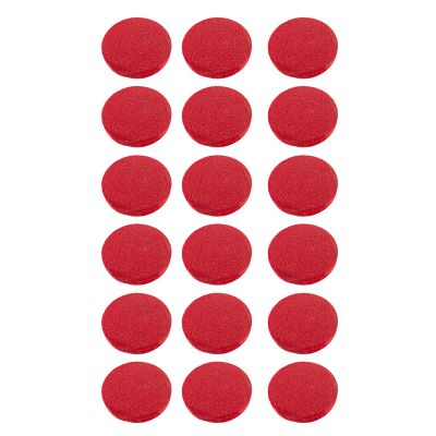 18 PCS Round Makeup Sponge Remover Thick Red Cosmetic Sponge Skincare Facial Sponges Reusable Face Wash Sponges for Cleansing