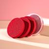 18 PCS Round Makeup Sponge Remover Thick Red Cosmetic Sponge Skincare Facial Sponges Reusable Face Wash Sponges for Cleansing view 4