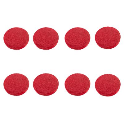 8 PCS Thick Red Cosmetic Sponge Face Sponges for Cleansing Face Washing Small Round Facial Sponges Makeup Remover Sponge Pads