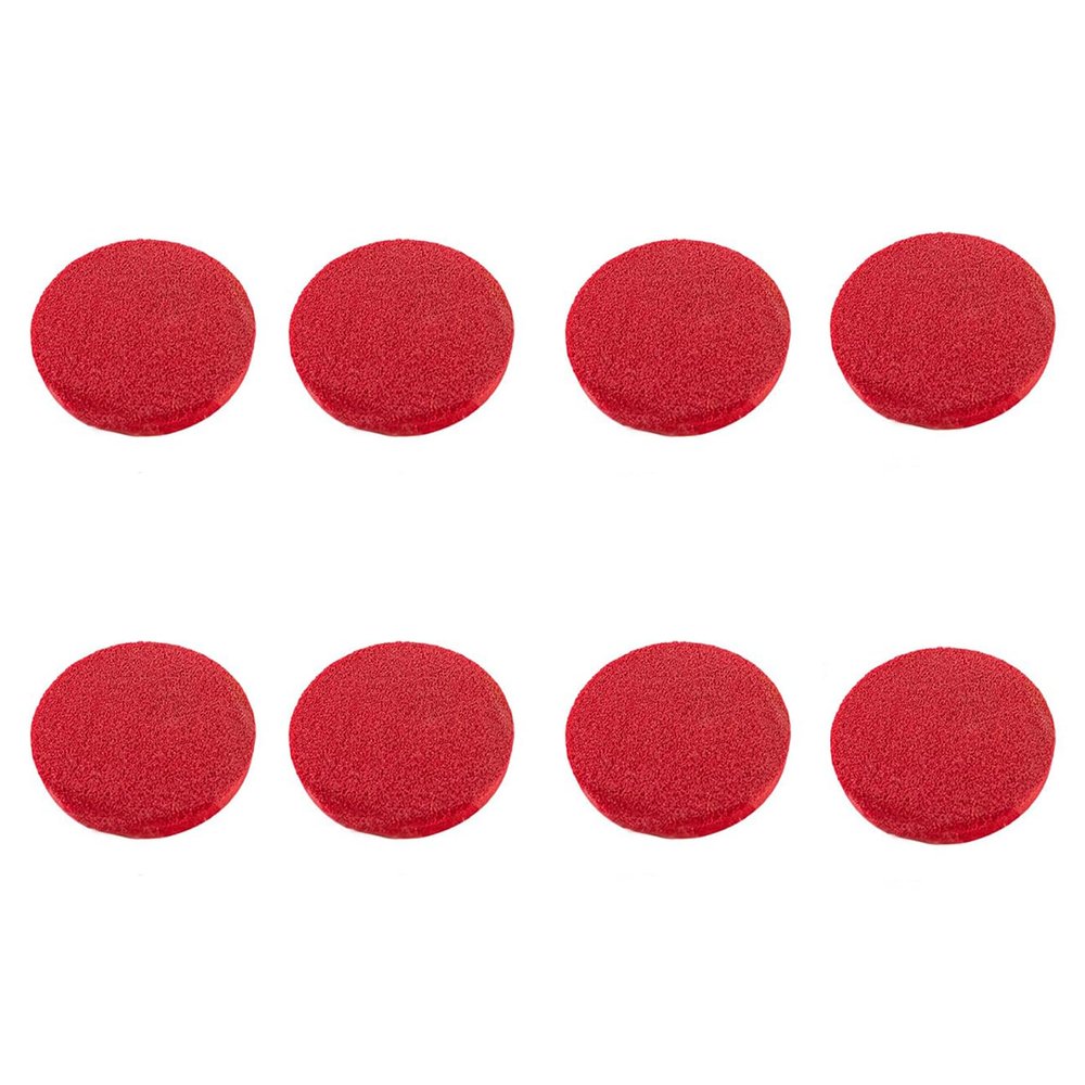 8 PCS Thick Red Cosmetic Sponge Face Sponges for Cleansing Face Washing Small Round Facial Sponges Makeup Remover Sponge Pads