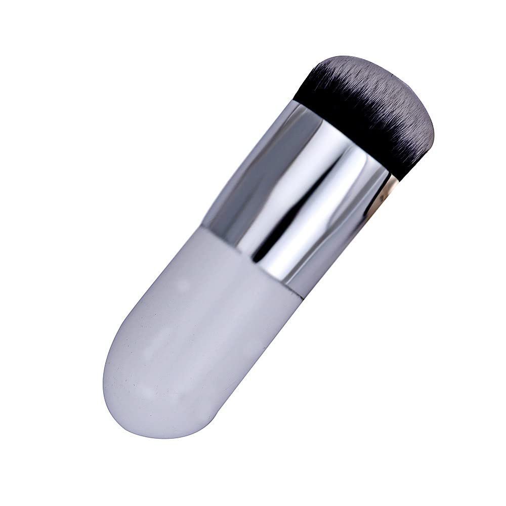 Foundation Brush for Liquid Makeup, Professional Makeup Brush for Blending, Buffing, Concealer Tool, White